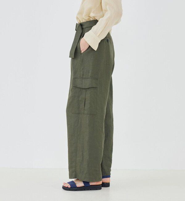 GALERIE VIE「【WEB先行予約】ラミーツイル ベルテッドカーゴパンツ」|カーゴ|