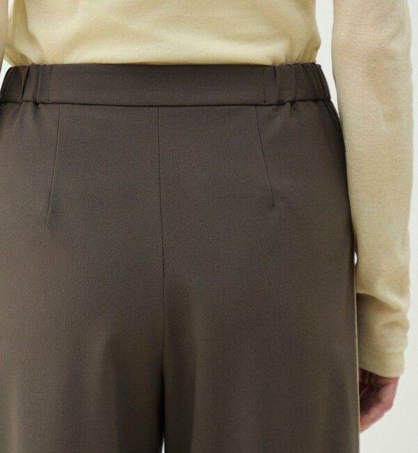 MACPHEE「ポリエステルレーヨン タックセミワイドパンツ」|その他|