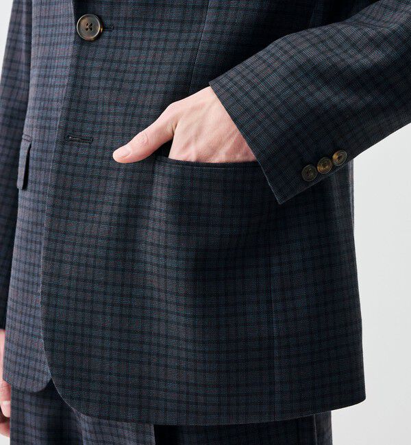 Edition「ウールマルチチェック 2Bテーラードジャケット」|テーラードジャケット|