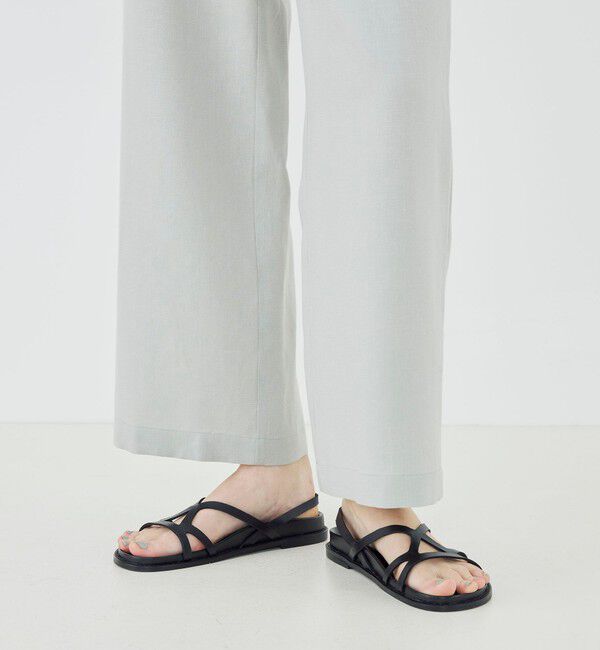 GALERIE VIE「【WEB先行予約】フレンチリネン イージーストレートパンツ」|その他|