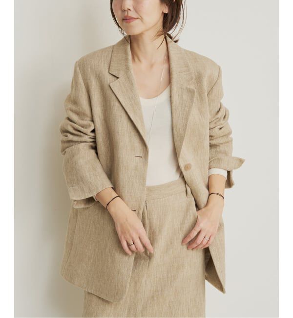 Plage「《予約》R&rsquo;IAM PLAIN ジャケット」|テーラードジャケット|
