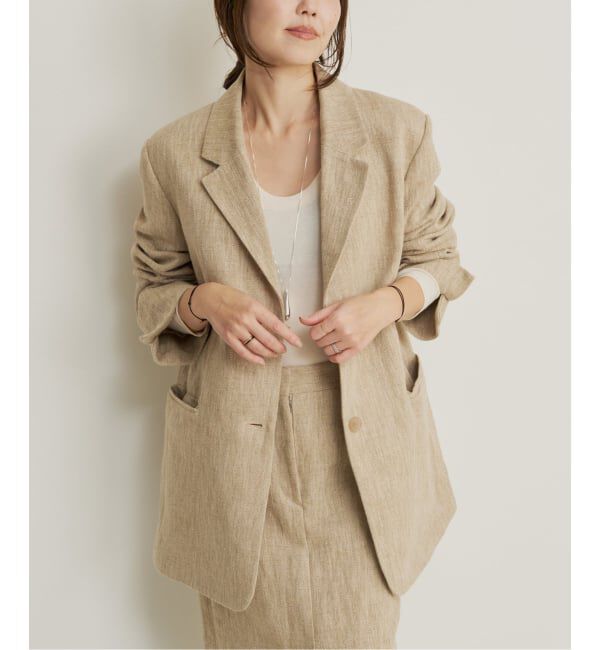 Plage「《予約》R&rsquo;IAM PLAIN ジャケット」|テーラードジャケット|