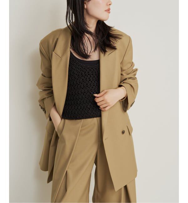 Plage「《追加予約》R&rsquo;IAM WOOSTED ジャケット」|テーラードジャケット|