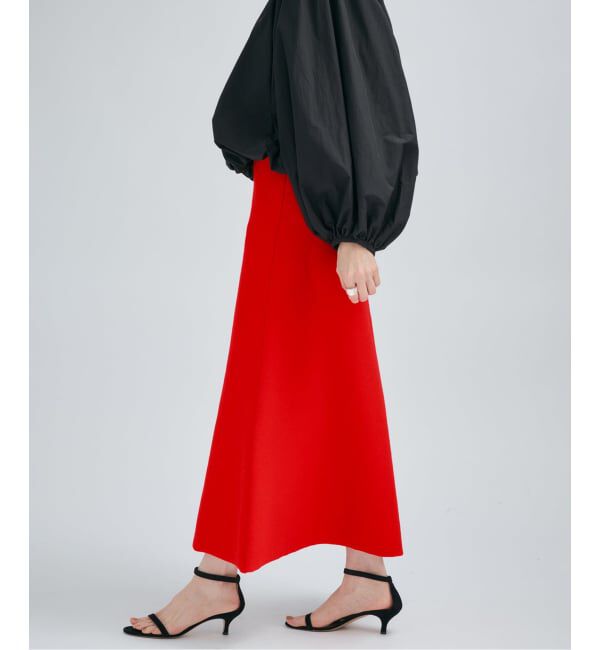 VERMEIL par iena「ダンボールニットフレアスカート」|スカート|