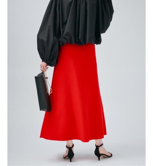 VERMEIL par iena「ダンボールニットフレアスカート」|スカート|