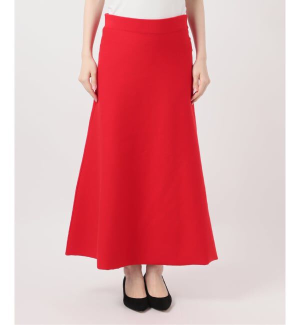 VERMEIL par iena「ダンボールニットフレアスカート」|スカート|