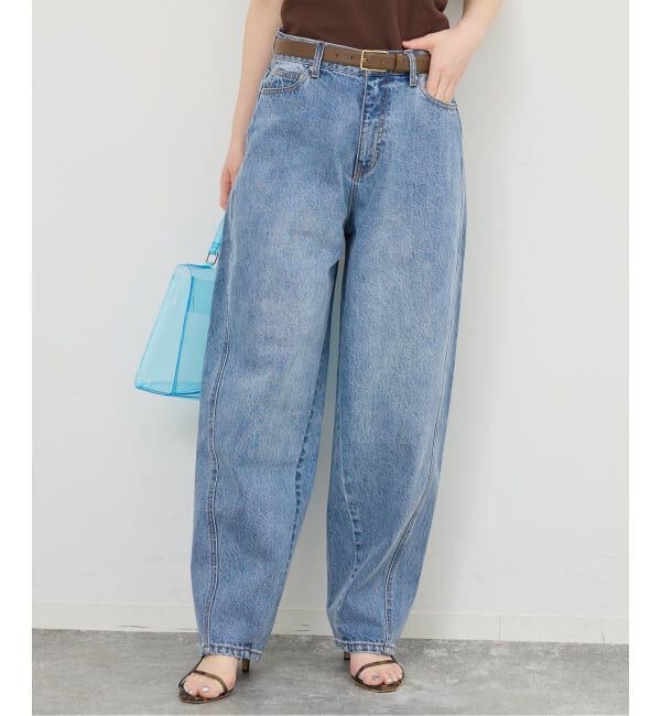 IENA「《WEB限定/追加2》カーブシルエットデニム」|デニム|