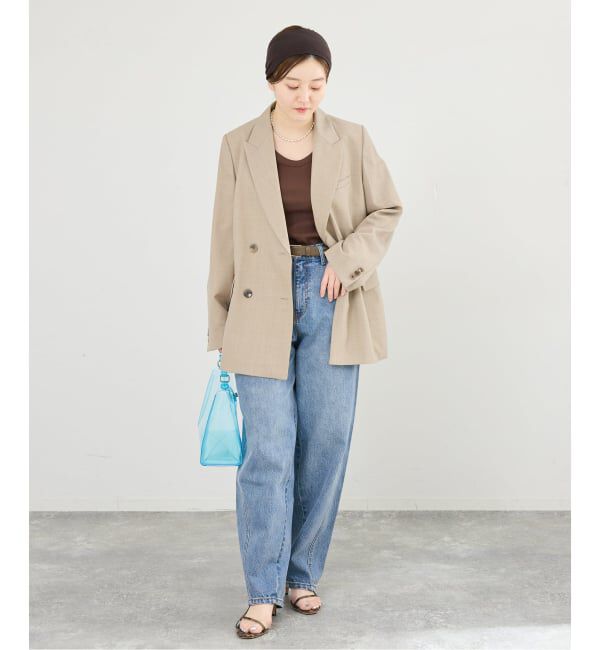 IENA「《WEB限定/追加2》カーブシルエットデニム」|デニム|