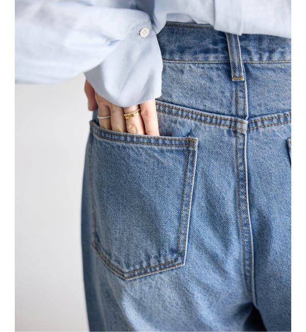 IENA「《WEB限定/追加2》カーブシルエットデニム」|デニム|