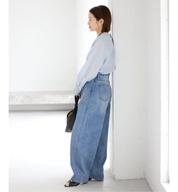 IENA「《WEB限定/追加2》カーブシルエットデニム」|デニム|