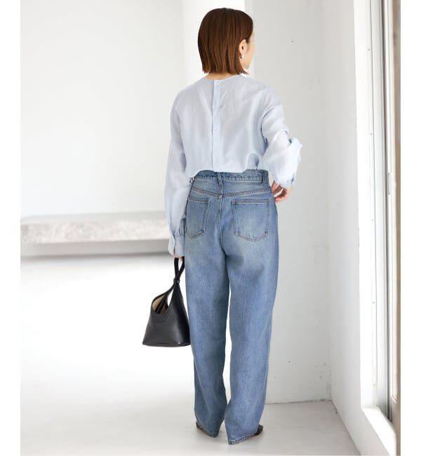 IENA「《WEB限定/追加2》カーブシルエットデニム」|デニム|