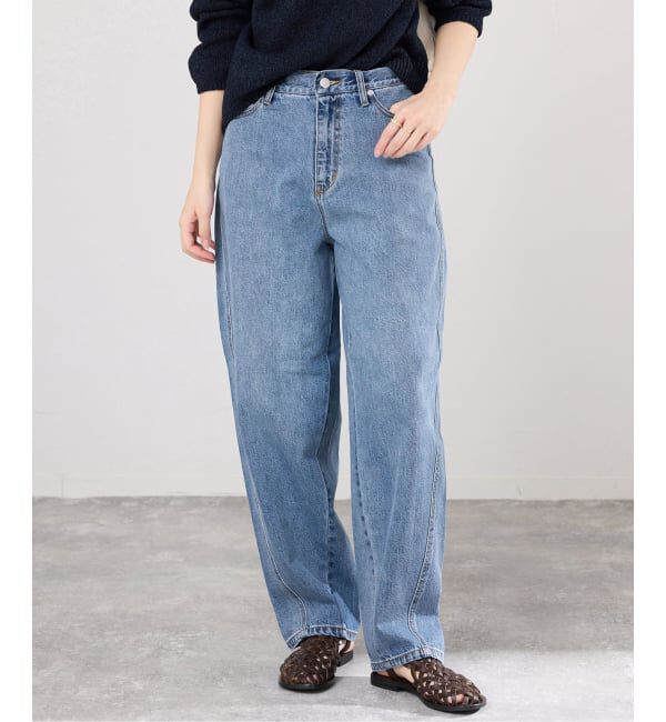 IENA「《WEB限定/追加2》カーブシルエットデニム」|デニム|