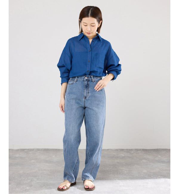 IENA「《WEB限定/追加2》カーブシルエットデニム」|デニム|
