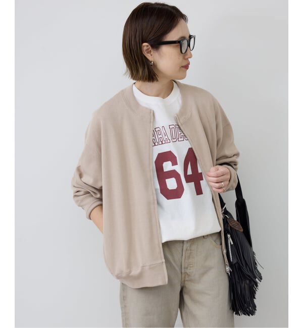 SLOBE IENA「《予約》ダブルZIPクルーネックカーディガン」|カーディガン|