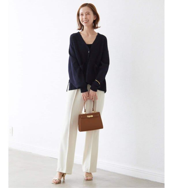 SLOBE IENA「《WEB・一部店舗限定/追加》スムースニットカーディガン」|カーディガン|