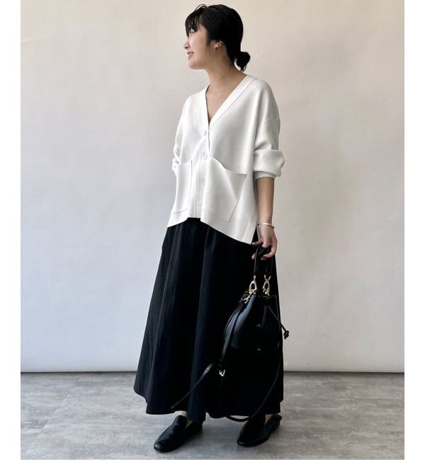 SLOBE IENA「《WEB・一部店舗限定/追加》スムースニットカーディガン」|カーディガン|