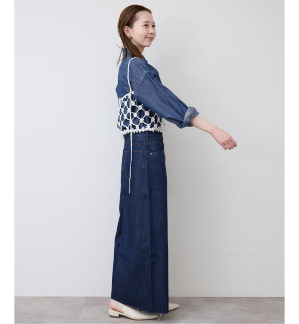 SLOBE IENA「《予約》LEDENIM LABOR FORM デニムシャツ」|シャツ・ブラウス|