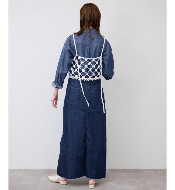 SLOBE IENA「《予約》LEDENIM LABOR FORM デニムシャツ」|シャツ・ブラウス|