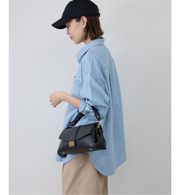 SLOBE IENA「《予約》LEDENIM LABOR FORM デニムシャツ」|シャツ・ブラウス|