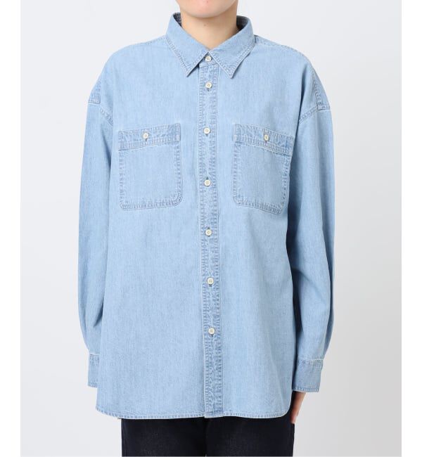 SLOBE IENA「《予約》LEDENIM LABOR FORM デニムシャツ」|シャツ・ブラウス|