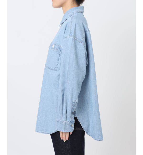 SLOBE IENA「《予約》LEDENIM LABOR FORM デニムシャツ」|シャツ・ブラウス|