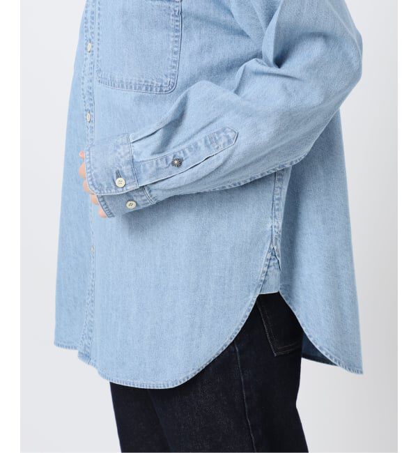 SLOBE IENA「《予約》LEDENIM LABOR FORM デニムシャツ」|シャツ・ブラウス|