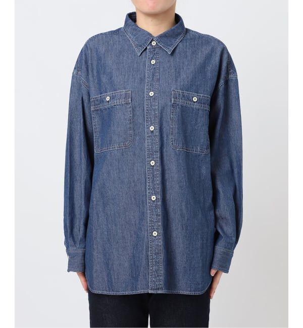 SLOBE IENA「《予約》LEDENIM LABOR FORM デニムシャツ」|シャツ・ブラウス|