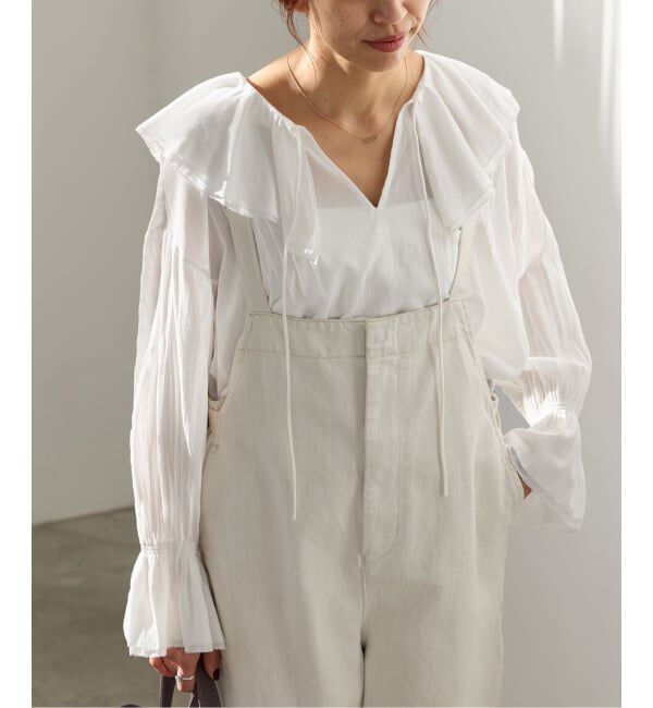 IENA「フリルピンタックブラウス」|シャツ・ブラウス|