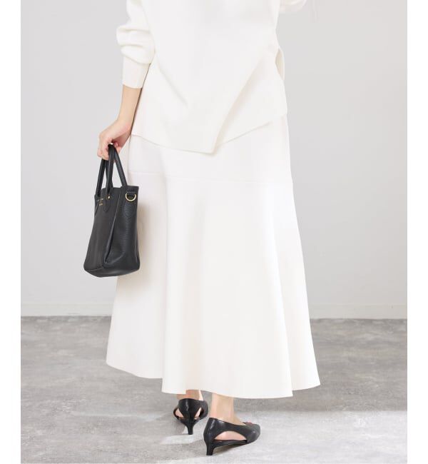 IENA「ファインコットンスムーススカート」|スカート|