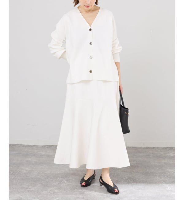 IENA「ファインコットンスムーススカート」|スカート|