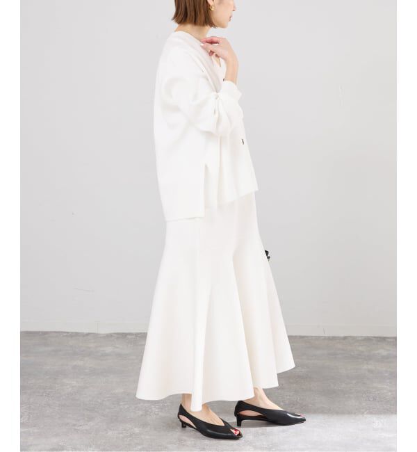 IENA「ファインコットンスムーススカート」|スカート|