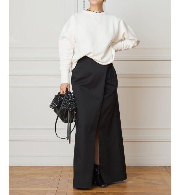 IENA LA BOUCLE「《予約》IENA LA BOUCLE チノラップスカート」|スカート|