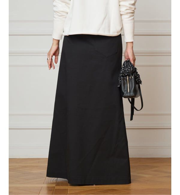 IENA LA BOUCLE「《予約》IENA LA BOUCLE チノラップスカート」|スカート|