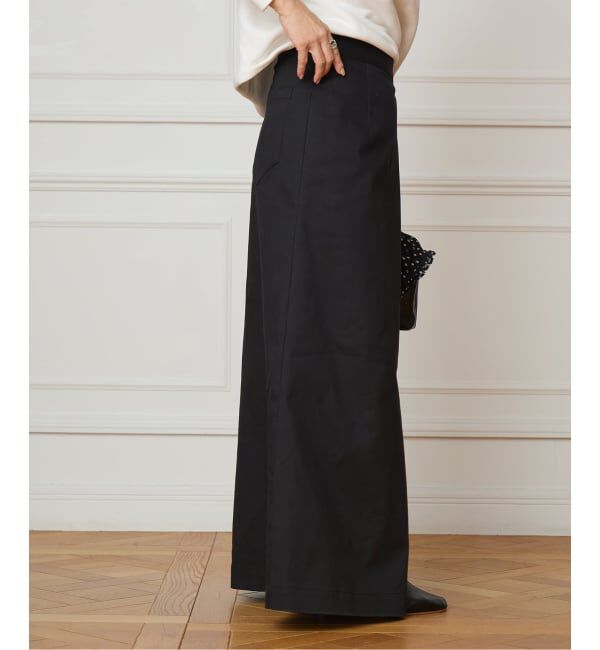 IENA LA BOUCLE「《予約》IENA LA BOUCLE チノラップスカート」|スカート|