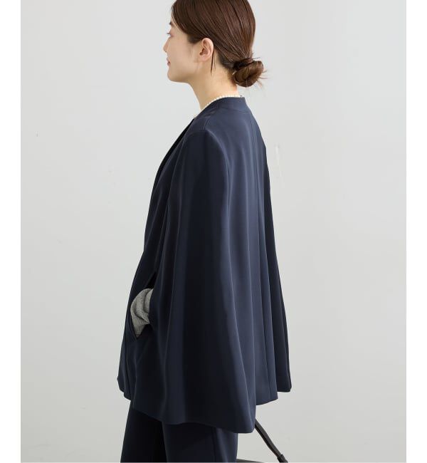 IENA「《セットアップ対応/追加》ケープジャケット」|その他|