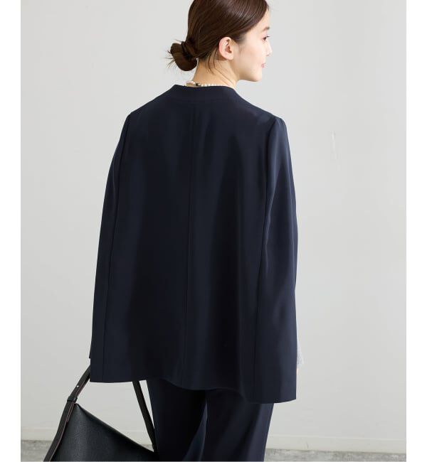 IENA「《セットアップ対応/追加》ケープジャケット」|その他|