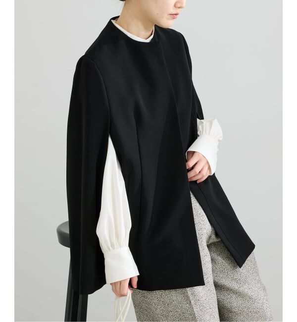 IENA「《セットアップ対応/追加》ケープジャケット」|その他|