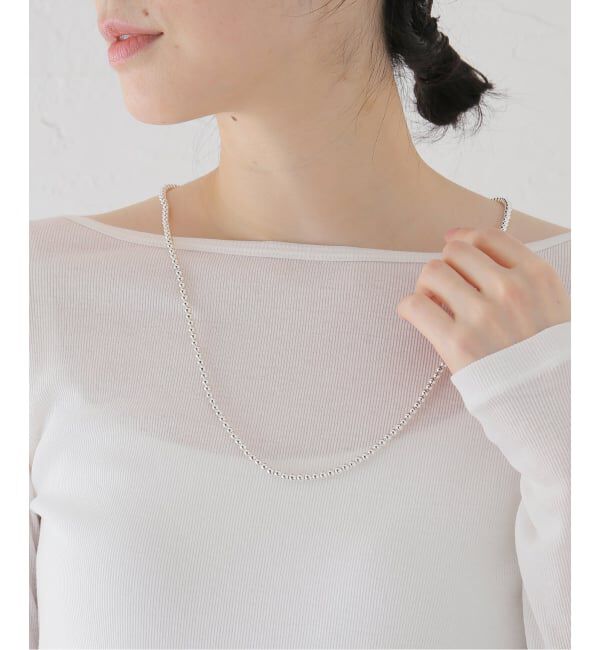 SLOBE IENA「《追加》SLOBE メタルビーズネックレス」|ネックレス|
