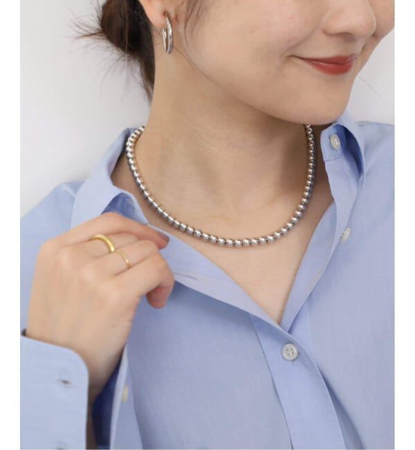 SLOBE IENA「《追加》SLOBE メタルビーズショートネックレス」|ネックレス|