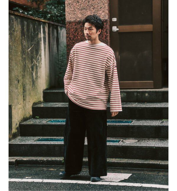 417 EDIFICE「SAINT JAMES  / セントジェームス 別注 ウエッソン ルーズ ボーダー」|Tシャツ・カットソー|