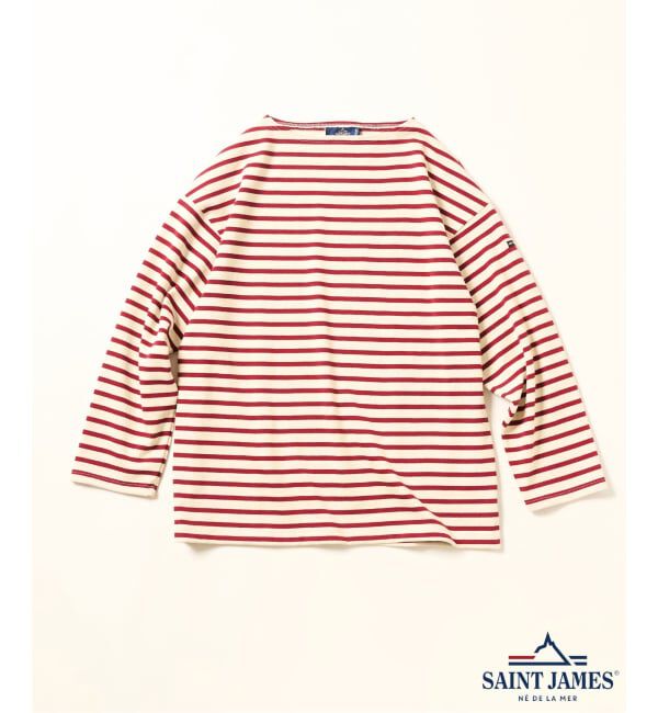 417 EDIFICE「SAINT JAMES  / セントジェームス 別注 ウエッソン ルーズ ボーダー」|Tシャツ・カットソー|ナチュラル