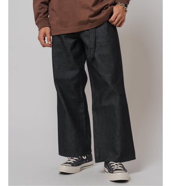 EDIFICE「《予約》LEVI&rsquo;S(R)/リーバイス(R) 別注 TWISTED BELTED デニムパンツ (L28)」|デニム|