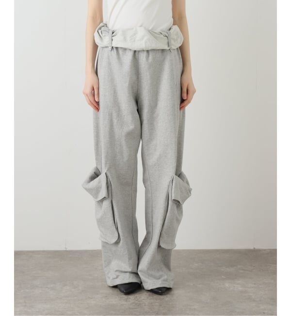 PULP「【Geek Office / ギークオフィス】OPEN YY / ROLLED WAIST SWEAT CARGO PANTS」|カーゴ|