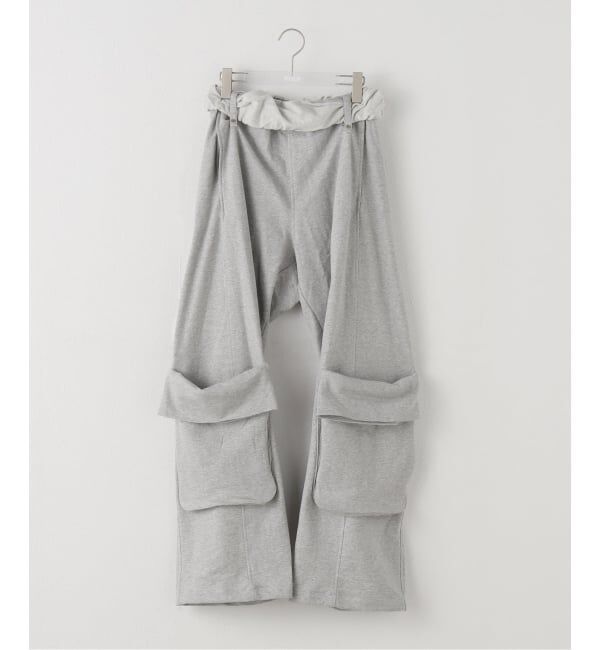 PULP「【Geek Office / ギークオフィス】OPEN YY / ROLLED WAIST SWEAT CARGO PANTS」|カーゴ|