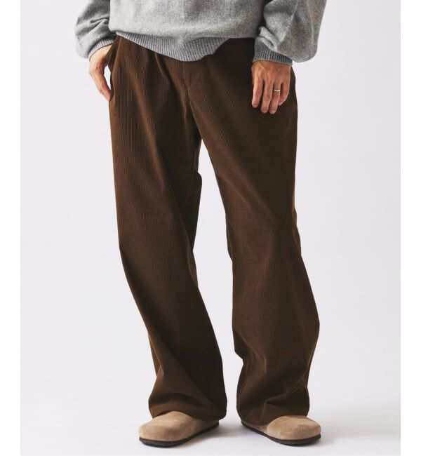 JOURNAL STANDARD relume「TECH &rdquo;SOLOTEX(R)&rdquo; コーデュロイ ウォッシャブル スクエア イージーパンツ」|スラックス|
