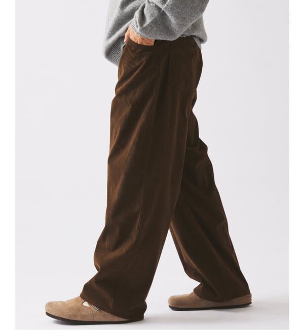 JOURNAL STANDARD relume「TECH &rdquo;SOLOTEX(R)&rdquo; コーデュロイ ウォッシャブル スクエア イージーパンツ」|スラックス|