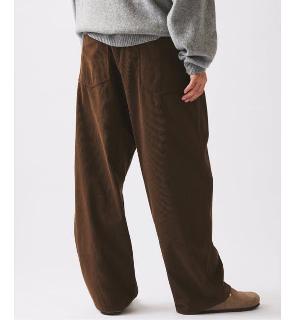 JOURNAL STANDARD relume「TECH &rdquo;SOLOTEX(R)&rdquo; コーデュロイ ウォッシャブル スクエア イージーパンツ」|スラックス|