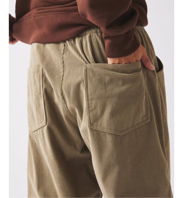 JOURNAL STANDARD relume「TECH &rdquo;SOLOTEX(R)&rdquo; コーデュロイ ウォッシャブル スクエア イージーパンツ」|スラックス|