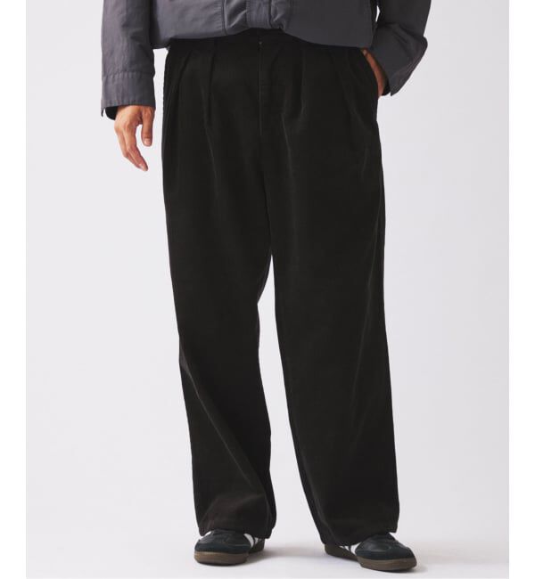 JOURNAL STANDARD relume「コーデュロイ 2タック スラックス」|スラックス|ブラック B