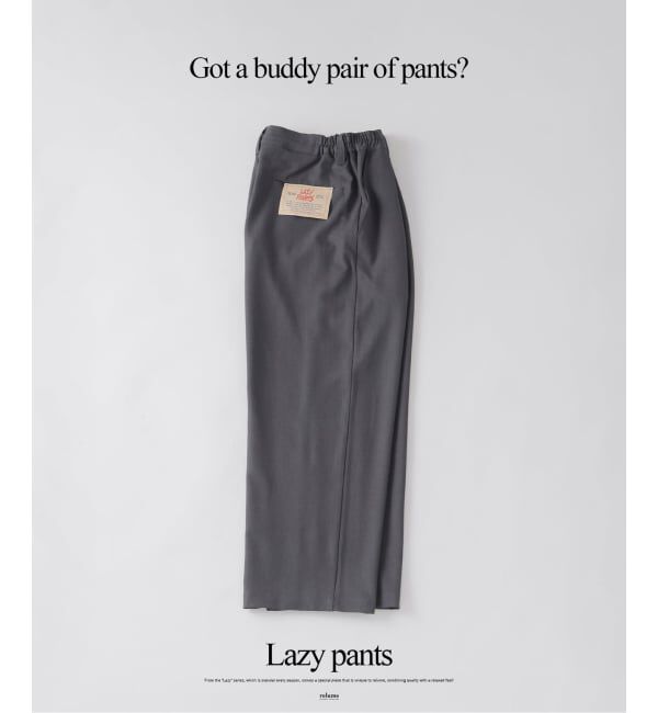 JOURNAL STANDARD relume「バルジ ツイル 1タック &rdquo;レイジー&rdquo; スラックス」|スラックス|グレー